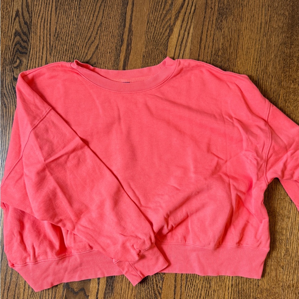 Old Navy SoComfy Coral Long Sleeve Sweatshirt